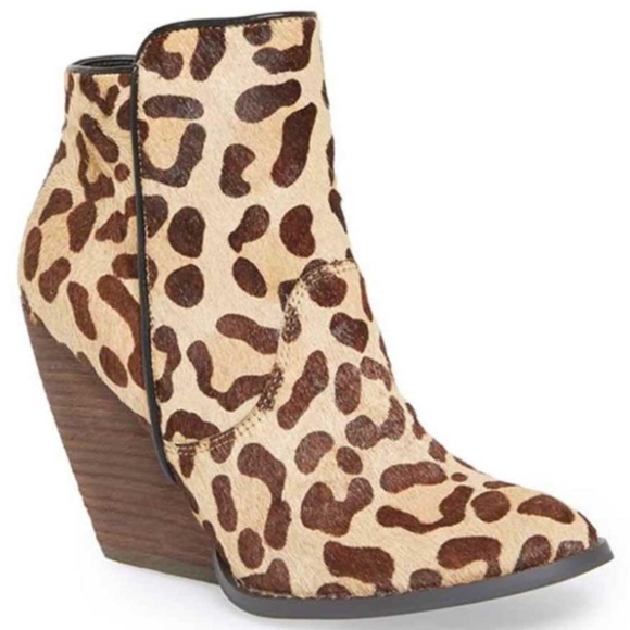 Volatile Shoes - Volatile Tan Leopard Boots Size 6